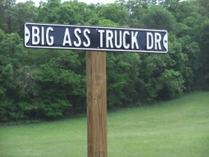 Truck sign