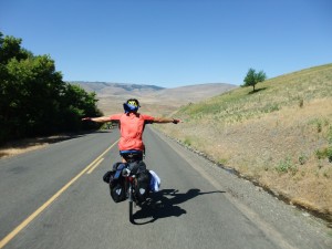 Cycling the TransAmerica  cam feel like Groundhog Day. Here I attempt to break the 'cycle' by riding  with no hands. 